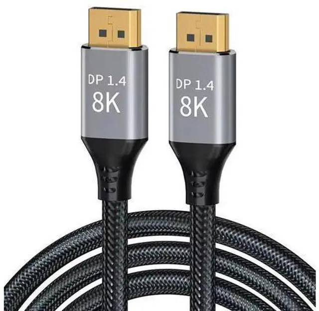 Main image of DisplayPort Cable 1.4, 23FT DP Cable, Ultra HD 8K@60Hz 4K@144Hz, High Speed 32.4Gbps HDCP 3D Slim and Flexible DP to DP Cable for HDTVs, Displays, Monitors, Graphics, PC 23 ft.