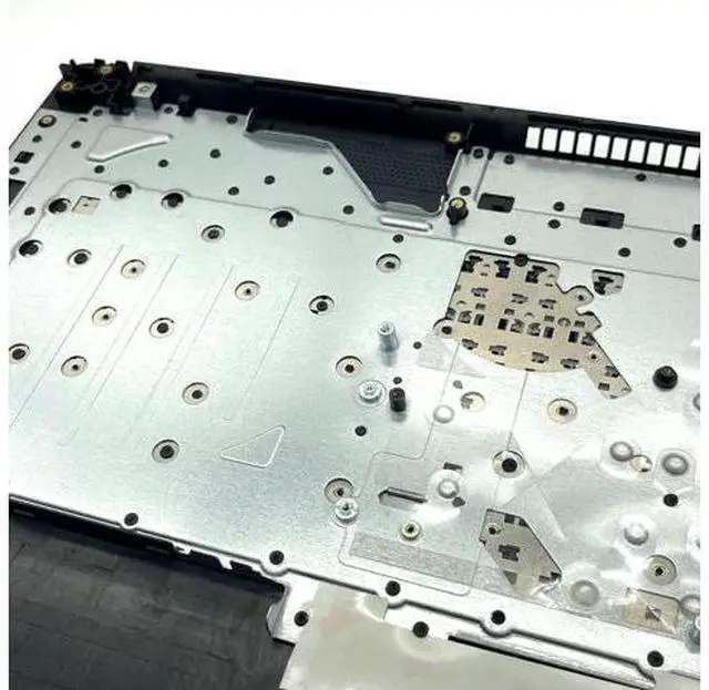 Alt view image 6 of 7 - Replacement Upper Case Palmrest for H-P 17-by 17-ca 17t-by 17z-ca Series Laptop Non-Backlit Keyboard Assembly Top Cover US Layout with 73H0 ToucH-Pad L22750-001 Gray