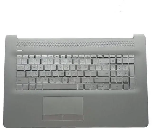Main image of Replacement for HP 17BY 17-by 17CA 17-CA Laptop Upper Case Palmrest Backlit Keyboard Touchpad Assembly Part with ODD L92783-001 6070B1308113 Top Cover Sliver 2020 Year