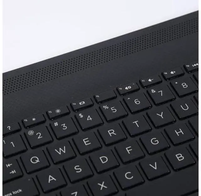 Alt view image 3 of 7 - Replacement Upper Case Palmrest for H-P 17-by 17-CA 17T-by 17Z-CA Series Laptop Top Cover Keyboard Assembly with Non-PTP Function ToucH-Pad L22751-001 L48409-001 Jet Black