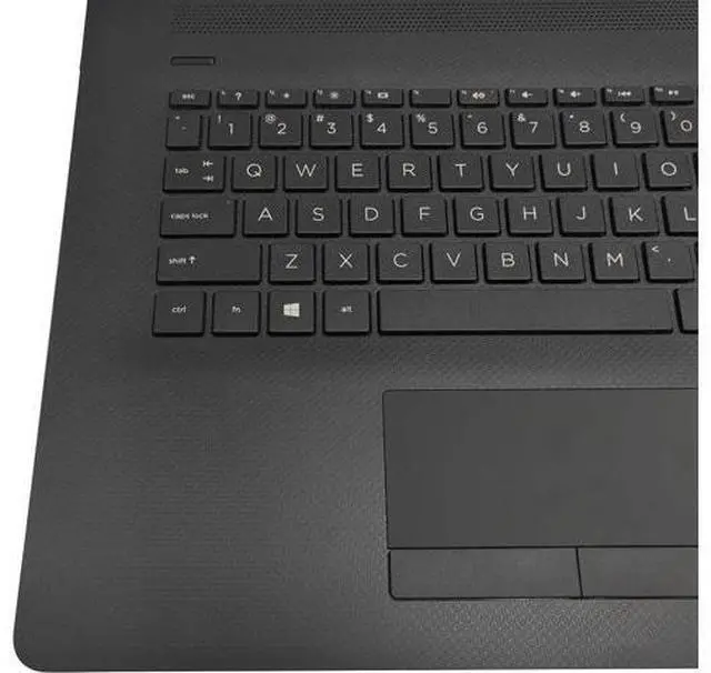 Alt view image 5 of 7 - Replacement Upper Case Palmrest for H-P 17-by 17-CA 17T-by 17Z-CA Series Laptop Top Cover Keyboard Assembly with Non-PTP Function ToucH-Pad L22751-001 L48409-001 Jet Black