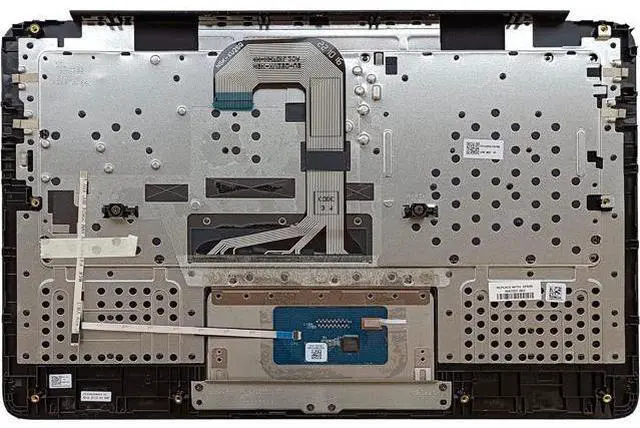 Alt view image 2 of 7 - Replacement Laptop Upper Case Palmrest Non-Keyboard Touchpad Assembly Part for HP Chromebook 14 G7 CB E 14 G7 M47207-001 Black