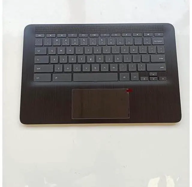 Alt view image 5 of 7 - Replacement Laptop Upper Case Palmrest Non-Keyboard Touchpad Assembly Part for HP Chromebook 14 G7 CB E 14 G7 M47207-001 Black