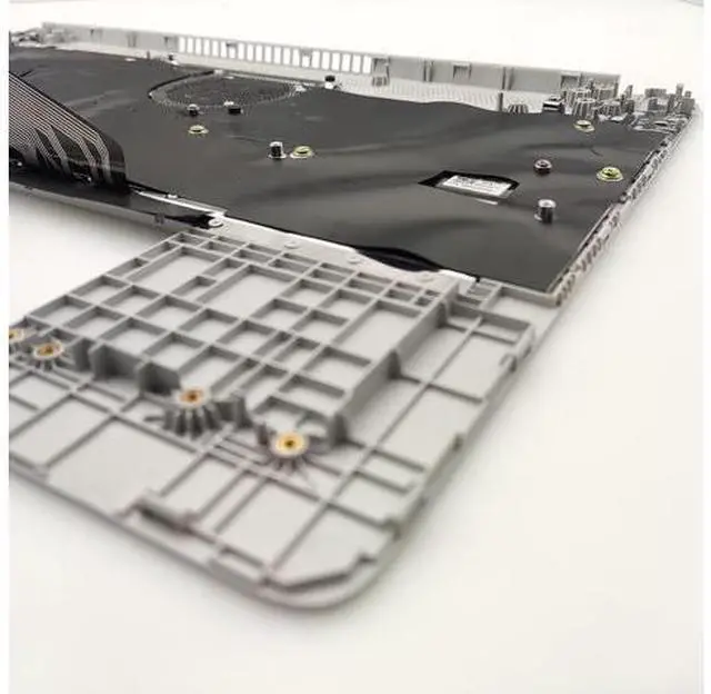 Alt view image 6 of 7 - Replacement Upper Case Palmrest for H-P 15T-DY 15-DY 15-EF 15Z-EF 15s-eq 15s-fq 15s-er 15s-fr Series Laptop Top Cover Non-Backlit Keyboard Assembly M17184-001 L63578-001 Natural Silver