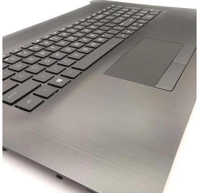 Alt view image 4 of 7 - Replacement Upper Case Palmrest for H-P 17-by 17-ca 17t-by 17z-ca Series Laptop Non-Backlit Keyboard Assembly Top Cover US Layout with 73H0 ToucH-Pad L22750-001 Gray
