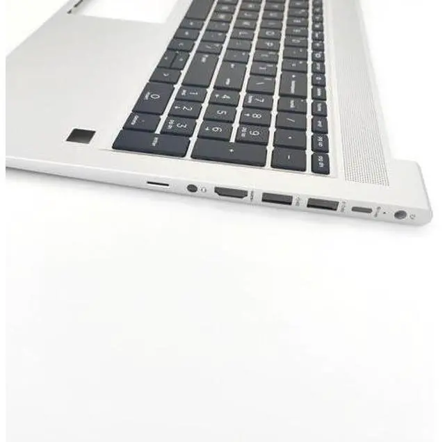Alt view image 5 of 6 - Replacement Upper Case Palmrest for H-P Probook 450 455 G9 Series Laptop Backlit Keyboard Assembly Top Cover N01933-001 Silver