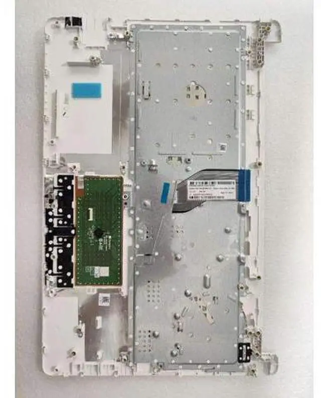 Alt view image 7 of 7 - Replacement for HP 15-BS 15T-BR 15Q-BU 15T-BS BW 15Z-BW 15-BS015DX Laptop Upper Case Palmrest Keyboard Touchpad Assembly Part AP204000E00 925009-001 925008-001 White