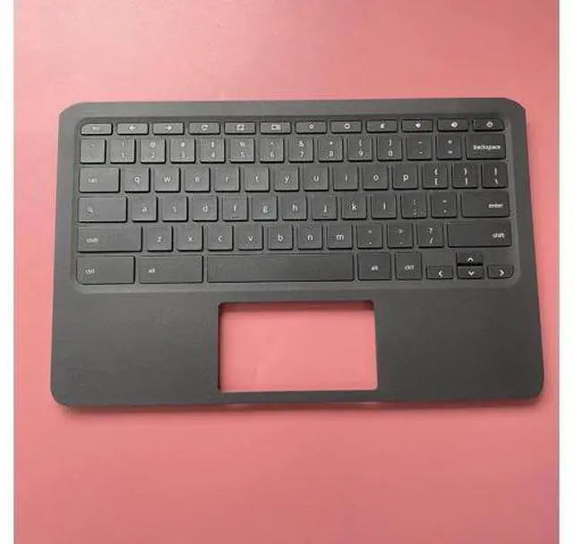 Alt view image 2 of 7 - Replacement for HP Chromebook 11 G6 EE CHROMEBOOK 11A-ND0100WM Laptop Upper Case Palmrest Keyboard Assembly Part L92334-001 L14922-001 Top Cover