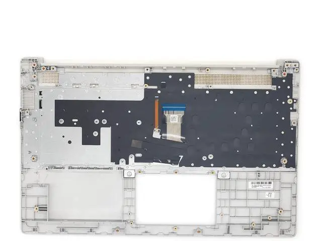 Alt view image 2 of 6 - New Upper Case Palmrest Replacement for H-P 17-CN 17-CP 17T-CN 17Z-CP Series Laptop Backlit Keyboard Assembly US Layout M50456-001 Natural Silver
