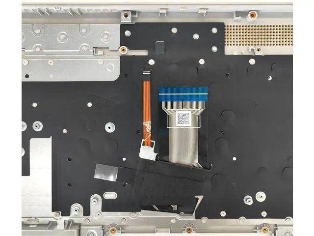 Alt view image 6 of 6 - New Upper Case Palmrest Replacement for H-P 17-CN 17-CP 17T-CN 17Z-CP Series Laptop Backlit Keyboard Assembly US Layout M50456-001 Natural Silver