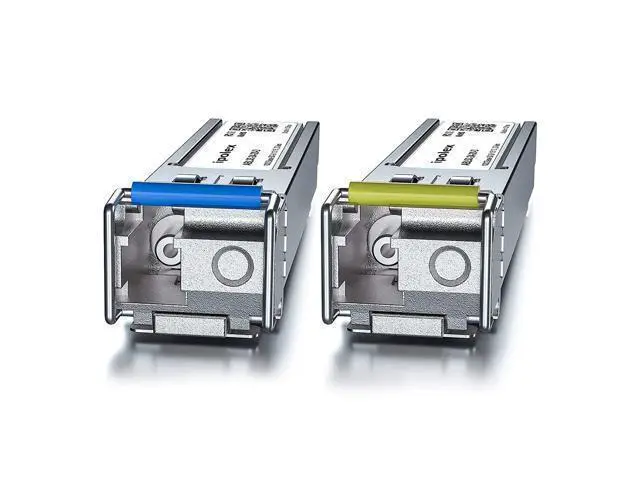 Alt view image 2 of 5 - 1000Base-BIDI SFP Module, a Pair of 1.25G SFP Bidi SFP, Gigabit SingleMode SFP Transceiver, 1550nm/1310nm, up to 20 km, for Cisco, Ubiquiti UniFi UF-SM-1G-S, Mikrotik, D-Link, Netgear