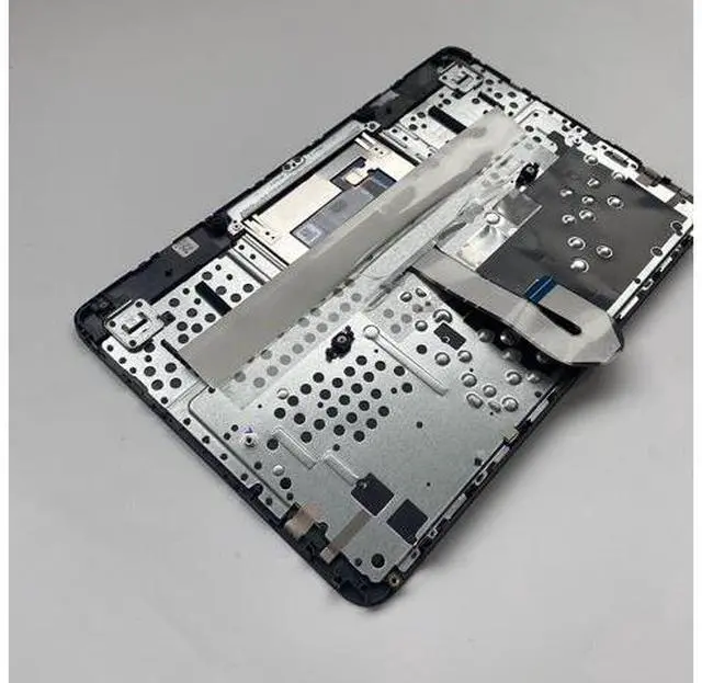 Alt view image 5 of 7 - Replacement for HP 11A G8 EE Laptop Upper Case Palmrest Keyboard Touchpad Assembly Part L92832-001 Top Cover