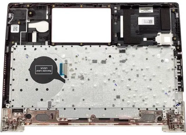 Alt view image 2 of 7 - Replacement for HP ProBook 445 445R 440 G6 Laptop Upper Case Palmrest Keyboard Assembly Part L44589-001 Top Cover,Silver,14 inch