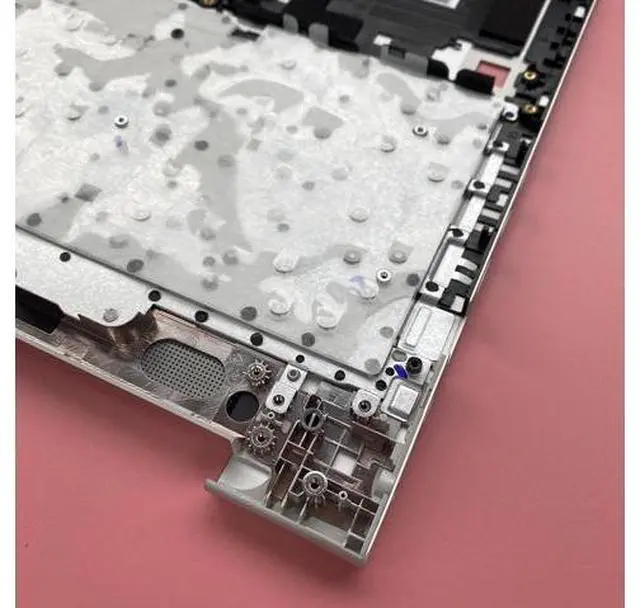 Alt view image 6 of 7 - Replacement for HP ProBook 445 445R 440 G6 Laptop Upper Case Palmrest Keyboard Assembly Part L44589-001 Top Cover,Silver,14 inch