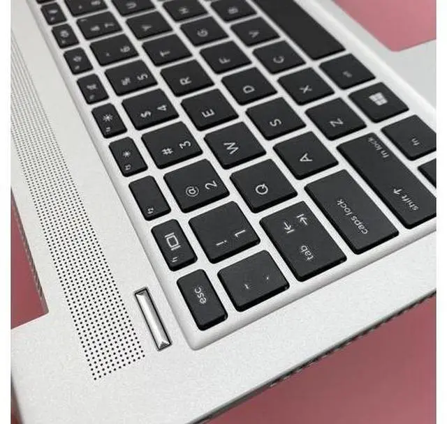 Alt view image 5 of 7 - Replacement for HP ProBook 445 445R 440 G6 Laptop Upper Case Palmrest Keyboard Assembly Part L44589-001 Top Cover,Silver,14 inch