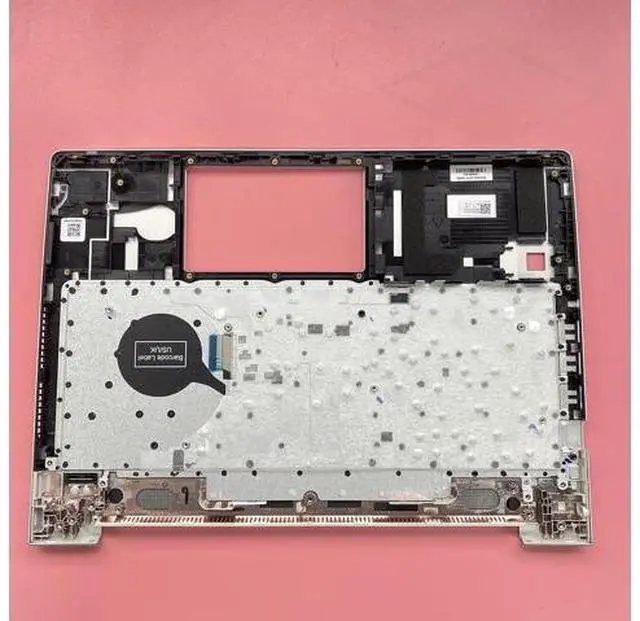 Alt view image 4 of 7 - Replacement for HP ProBook 445 445R 440 G6 Laptop Upper Case Palmrest Keyboard Assembly Part L44589-001 Top Cover,Silver,14 inch
