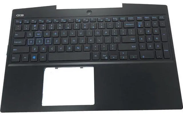 Main image of Replacement for Dell G Series G3 15 3590 Laptop Upper Case Palmrest Backlit Keyboard Assembly Part 00JP6X 0JP6X