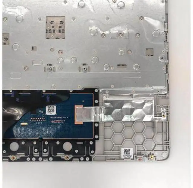 Alt view image 5 of 5 - Replacement Upper Case Palmrest for H-P 15T-DW 15-DW 15S-DU Series Laptop with Backlight Keyboard Assembly L52154-001 AP2H8000410 Natural Silver W/FPR