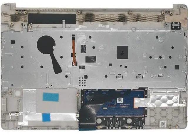 Alt view image 2 of 5 - Replacement Upper Case Palmrest for H-P 15T-DW 15-DW 15S-DU Series Laptop with Backlight Keyboard Assembly L52154-001 AP2H8000410 Natural Silver W/FPR