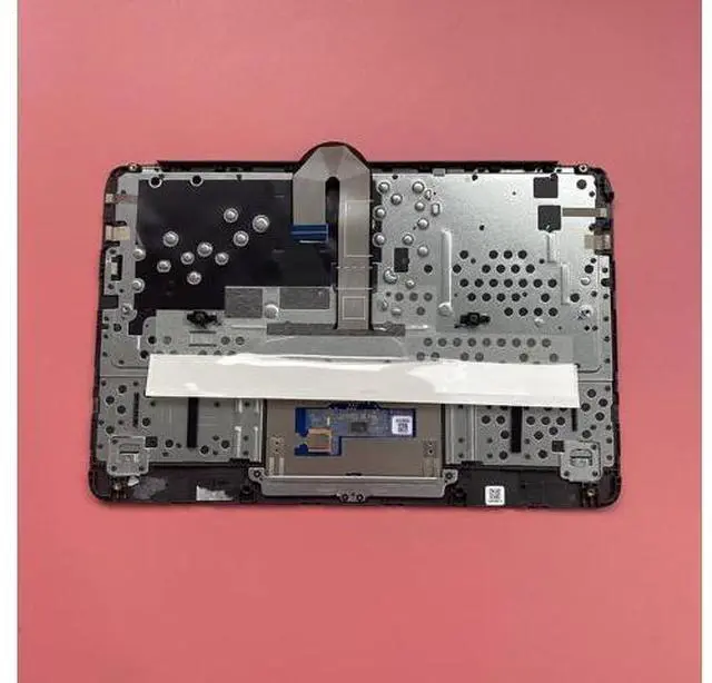 Alt view image 4 of 7 - Replacement for HP 11A G8 EE Laptop Upper Case Palmrest Keyboard Touchpad Assembly Part L92832-001 Top Cover