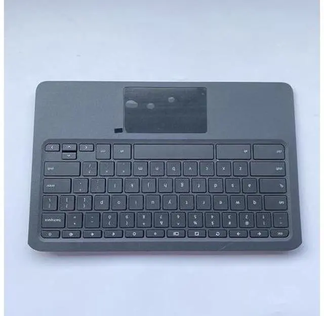Alt view image 6 of 7 - Replacement for HP Chromebook 11 G7 EE Laptop Upper Case Palmrest Keyboard Touchpad Assembly Part L52573-001 EA0G5003010