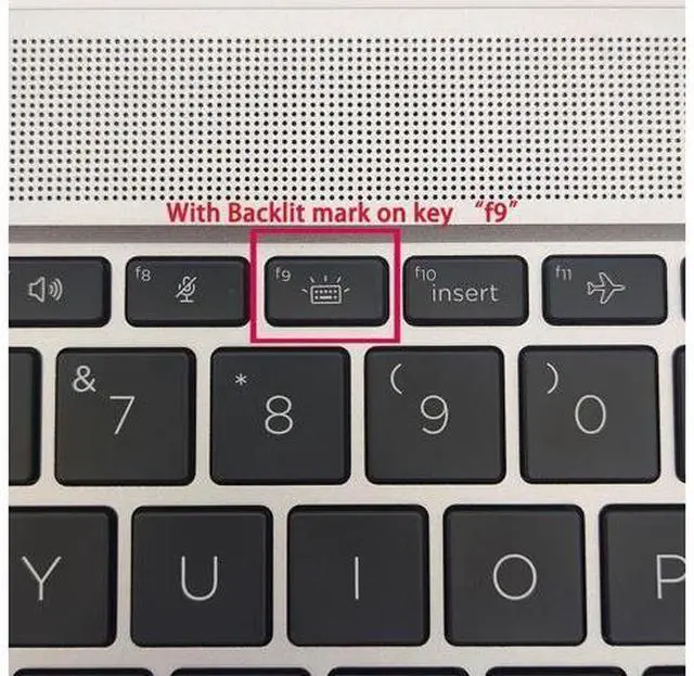 Alt view image 6 of 6 - Replacement Upper Case Palmrest for H-P Probook 450 455 G9 Series Laptop Backlit Keyboard Assembly Top Cover N01933-001 Silver