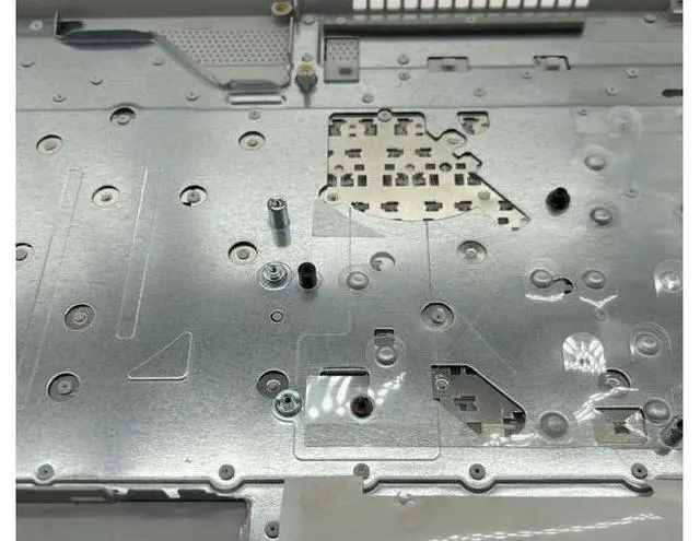 Alt view image 5 of 7 - Replacement Upper Case Palmrest for H-P 17-by 17-CA 17T-by 17Z-CA 17t-by400 17-by0026cy 17z-ca300 Series Laptop Non-Backlight Keyboard Assembly with ODD Top Cover L92785-001 Natural Silver