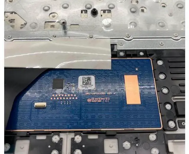 Alt view image 3 of 7 - Replacement Upper Case Palmrest for H-P 17-by 17-CA 17T-by 17Z-CA 17t-by400 17-by0026cy 17z-ca300 Series Laptop Non-Backlight Keyboard Assembly with ODD Top Cover L92785-001 Natural Silver