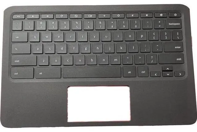 Main image of Replacement for HP Chromebook 11 G6 EE CHROMEBOOK 11A-ND0100WM Laptop Upper Case Palmrest Keyboard Assembly Part L92334-001 L14922-001 Top Cover