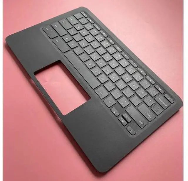Alt view image 7 of 7 - Replacement for HP Chromebook 11 G6 EE CHROMEBOOK 11A-ND0100WM Laptop Upper Case Palmrest Keyboard Assembly Part L92334-001 L14922-001 Top Cover