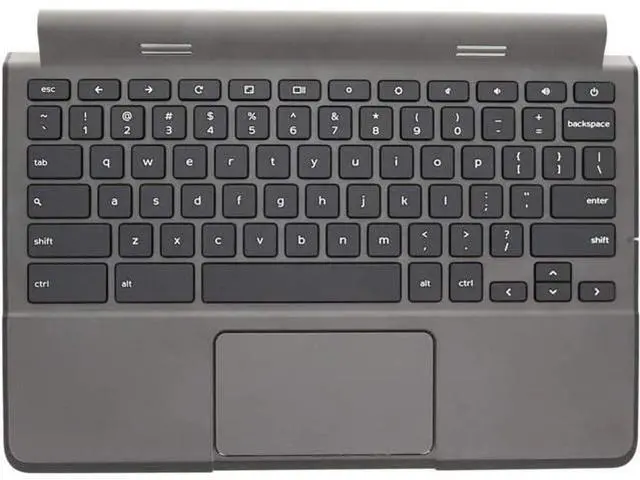 Main image of Replacement for Dell Chromebook 11 P22T 3120 Laptop Upper Case Palmrest Keyboard Touchpad Assembly Part RHFXP 0RHFXP 0R36YR R36YR Top Cover - OEM