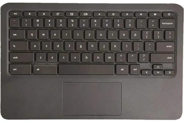 Main image of Original Replacement for HP Chromebook 11A G6 EE Laptop Upper Case Palmrest Keyboard Touchpad Assembly Part Top Cover L92224-001 L52192-001 - OEM