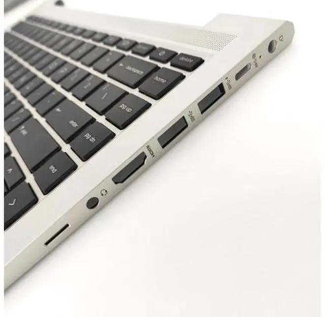 Alt view image 5 of 5 - Replacement Upper Case Palmrest for H-P Probook 440 445 G9 Series Laptop 14'' Notebook Non-Backlit Keyboard Assembly N01286-001 Silver