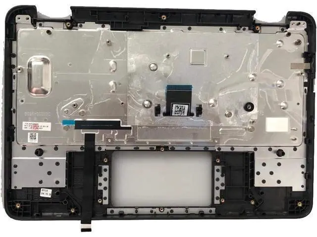 Alt view image 2 of 6 - for Dell Chromebook 11 3100 Upper Palmrest Case with US Keyboard 9X8D7 09X8D7 Non-Touch - OEM