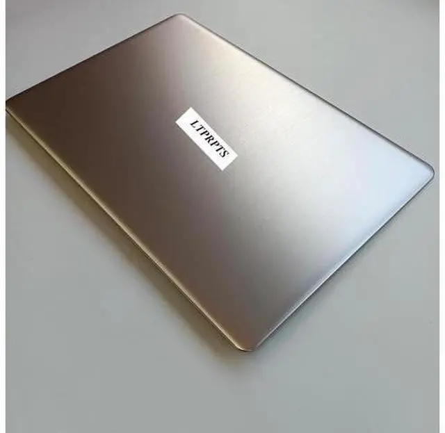 Alt view image 5 of 7 - Replacement Laptop LCD Cover Back Rear Top Lid with Hinges for Asus M580 X580V N580 N580GD X580 X580VD 13N1-29A0141 Gold