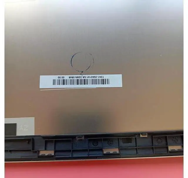 Alt view image 7 of 7 - Replacement Laptop LCD Cover Back Rear Top Lid with Hinges for Asus M580 X580V N580 N580GD X580 X580VD 13N1-29A0141 Gold
