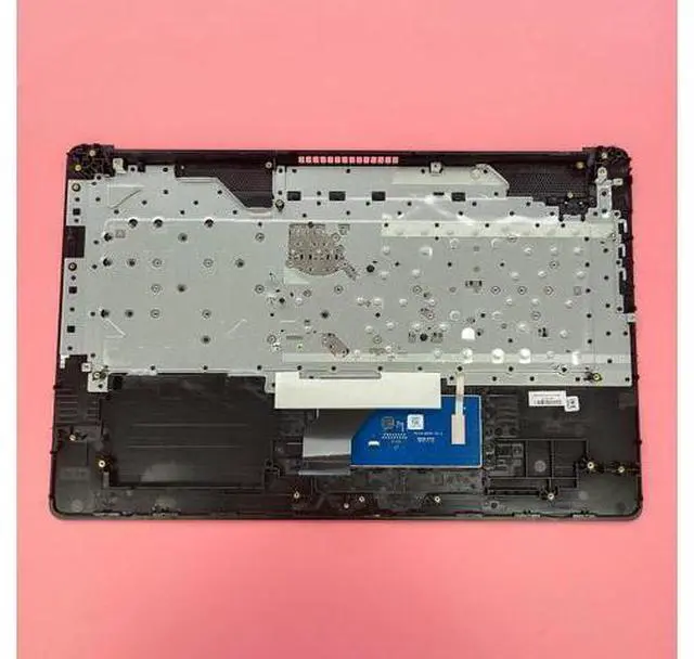Alt view image 4 of 7 - Replacement Laptop Upper Case Palmrest Non-Backlit Keyboard Non-PTP(73H0) Touchpad Assembly Part for HP Laptop 17-CA 17 by 17T-BY000 17Z-CA100 17z-CA000 L22751-001 6070B1308101 Black