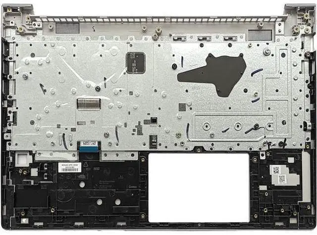 Alt view image 2 of 7 - Replacement Laptop Upper Case Palmrest Backlit Keyboard Assembly Part for HP ProBook 450 G8 455 G8 M21742-001 Silver