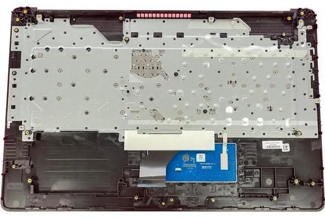 Alt view image 2 of 7 - Replacement Laptop Upper Case Palmrest Non-Backlit Keyboard Non-PTP(73H0) Touchpad Assembly Part for HP Laptop 17-CA 17 by 17T-BY000 17Z-CA100 17z-CA000 L22751-001 6070B1308101 Black