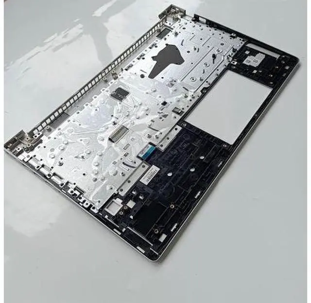 Alt view image 6 of 7 - Replacement Laptop Upper Case Palmrest Backlit Keyboard Assembly Part for HP ProBook 450 G8 455 G8 M21742-001 Silver