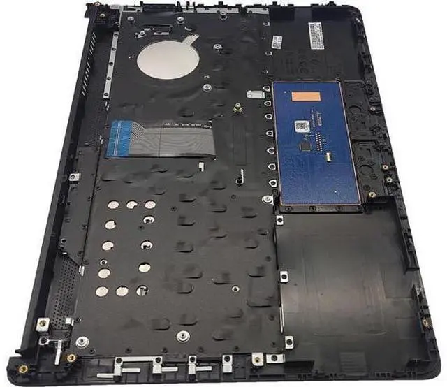 Alt view image 6 of 7 - Replacement Upper Case Palmrest for H-P 14Z-DK 14-DK 14-CF 14S-CF 14-DF Series Laptop Non-Backlit Keyboard Assembly Top Cover ToucH-Pad L24818-001 Gray