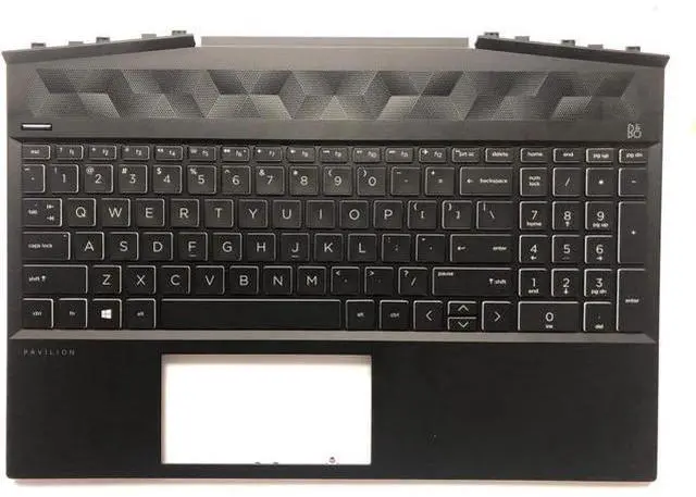 Main image of F-Hong Palmrest Upper Case Touchpad with Backlight Keyboard for HP Gaming Pavilion 15-DK 15-DK0126TX TPN-C141, Compatible with Part Number L57595-001 Whiter