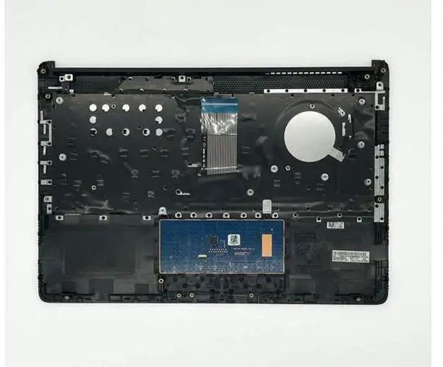 Alt view image 2 of 7 - Replacement Upper Case Palmrest for H-P 14Z-DK 14-DK 14-CF 14S-CF 14-DF Series Laptop Non-Backlit Keyboard Assembly Top Cover ToucH-Pad L24818-001 Gray