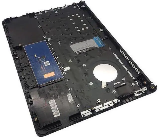 Alt view image 7 of 7 - Replacement Upper Case Palmrest for H-P 14Z-DK 14-DK 14-CF 14S-CF 14-DF Series Laptop Non-Backlit Keyboard Assembly Top Cover ToucH-Pad L24818-001 Gray