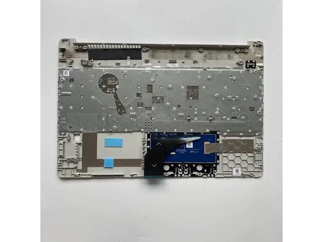 Alt view image 6 of 6 - Replacement for HP 15-DW 15T-DW200 15T-DW300 15Z-GW000 15s-du Laptop Upper Case Palmrest Keyboard with Fingerprint Hole Touchpad Assembly Part L52155-001 Silver