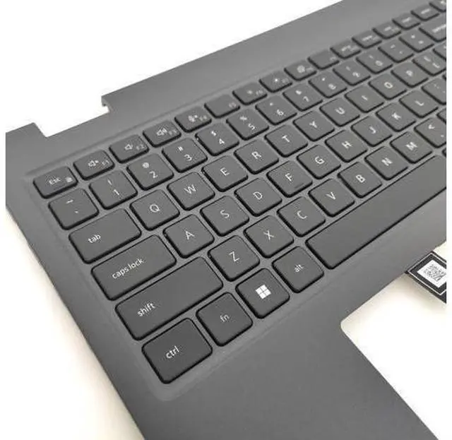 Alt view image 3 of 7 - Replacement Upper Case Palmrest for D-ELL Latitude 15 3540 E3540 Series Laptop Top Cover Non-Backlit Keyboard Assembly DVR0W 0DVR0W Gray