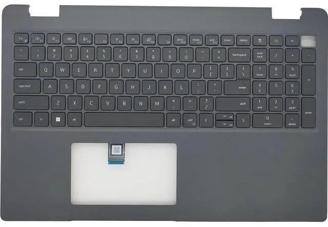 Main image of Replacement Upper Case Palmrest for D-ELL Latitude 15 3540 E3540 Series Laptop Top Cover Non-Backlit Keyboard Assembly DVR0W 0DVR0W Gray