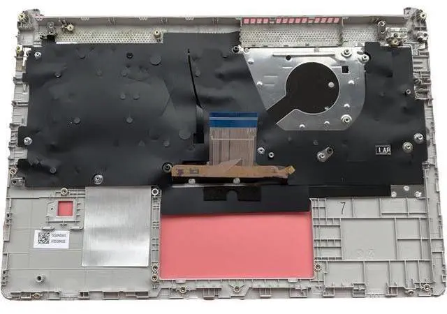 Alt view image 2 of 7 - Replacement for 14T-DQ 14s-dq 14s-dr 14Z-FQ 14s-fq 14-dq Laptop Upper Case Palmrest with Fingerprint Hole Backlit Keyboard Assembly Part L61507-001 Sliver
