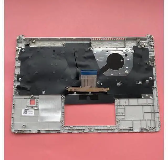 Alt view image 4 of 7 - Replacement for 14T-DQ 14s-dq 14s-dr 14Z-FQ 14s-fq 14-dq Laptop Upper Case Palmrest with Fingerprint Hole Backlit Keyboard Assembly Part L61507-001 Sliver