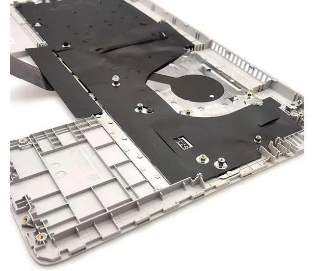 Alt view image 6 of 6 - Replacement Upper Case Palmrest for H-P 14-DQ 14-FQ 14T-DQ 14Z-FQ 14s-DR 14S-FQ Series Laptop Backlit Keyboard Assembly Top Cover L88206-001 Natural Silver